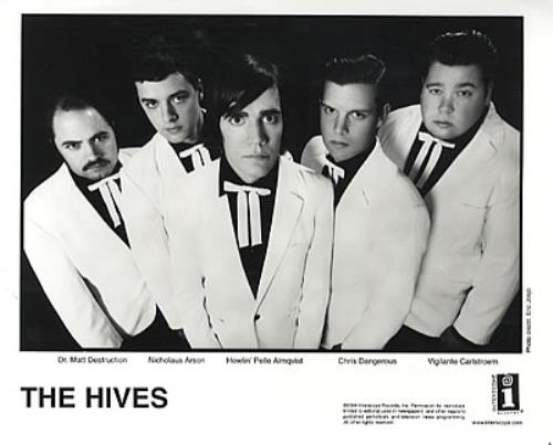 The Hives Tyrannosaurus Hives US Promo media press pack